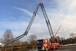 Drabina na nowym wozie strażackim złamała się podczas testów