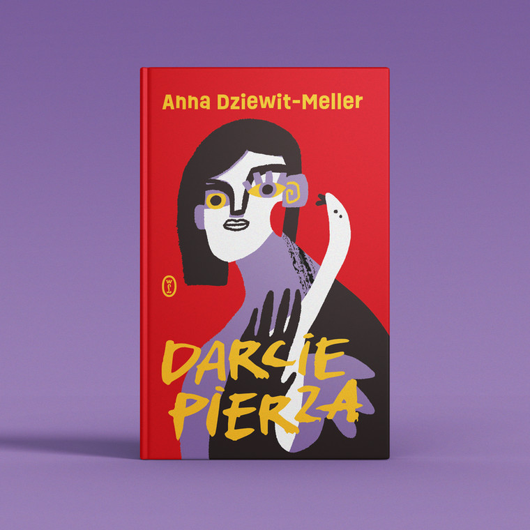 Anna Dziewit-Meller — "Darcie pierza" (okładka książki)