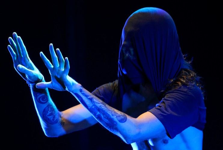 Brandon Boyd z grupy Incubus na portugalskim festiwalu Super Bock Super Rock