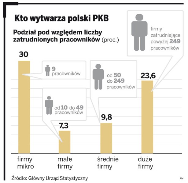 Kto wytwarza polski PKB