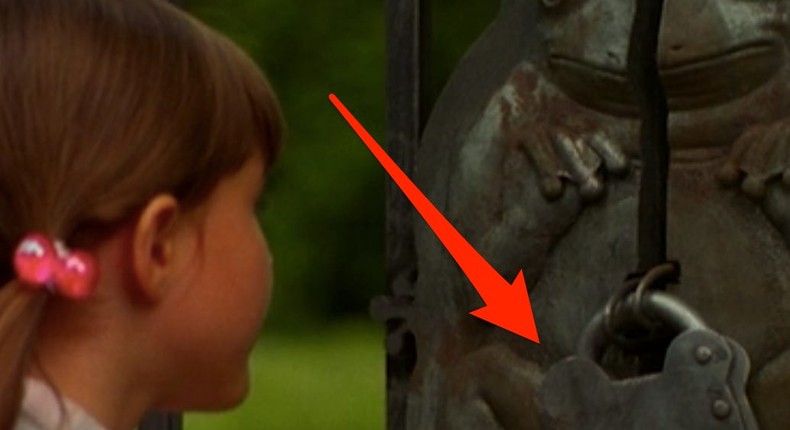 This lock could be a hidden Mickey.Disney Channel