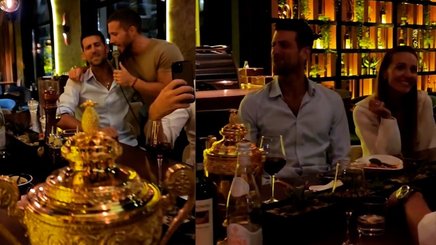 Saša peva Đokovićima 