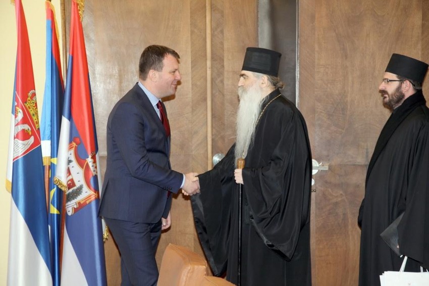 Igor Mirović i episkop bački Irinej