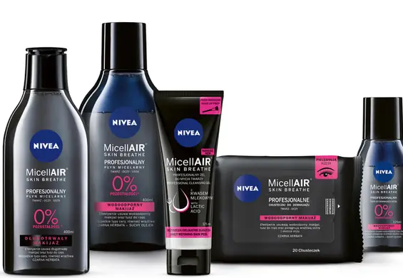 Nowy, wielofunkcyjny żel do mycia twarzy NIVEA MicellAIR SKIN BREATHE