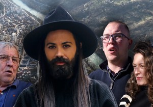 Božo Vrećo i sugrađani