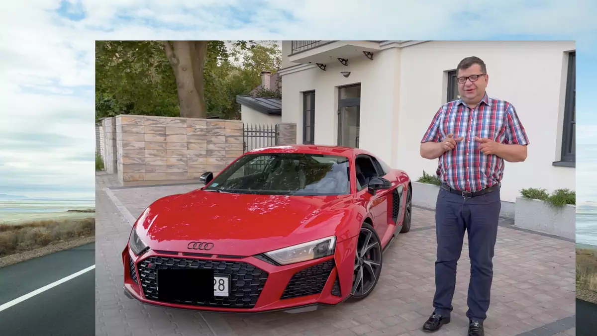 Zbigniew Stonoga zaczął testować auta. Wrzucił filmik z Audi R8 RWD na YouTube