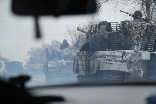 Ukrajinski tenkovi kod Severodonjecka 24. februara