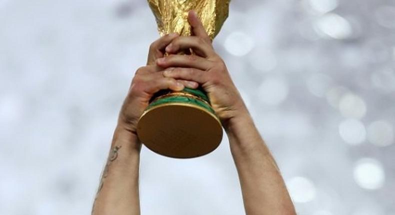 Italy captain Fabio Cannavaro lifts the World Cup trophy at Berlin?s Olympic Stadium after winning the 2006 finals, which is nicknamed 'the summer fairytale' in Germany.