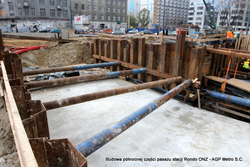 II linia metra: zaglądamy na stację Rondo ONZ (fot. AGP Metro Polska)