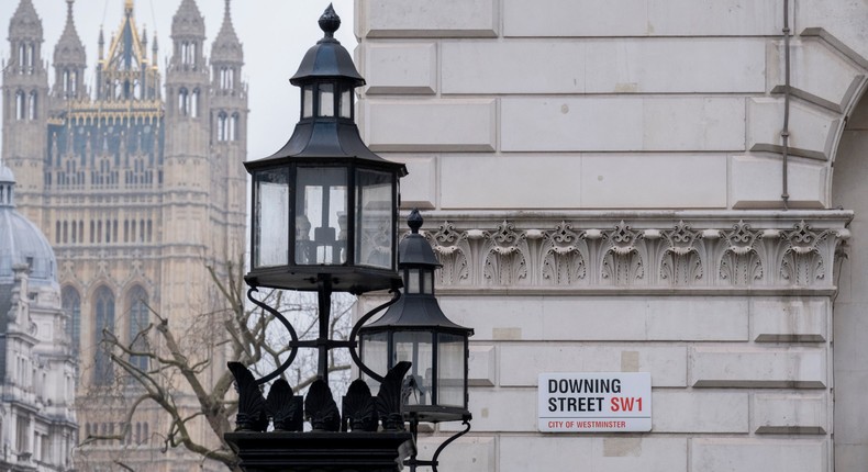 Downing Street and Parliament