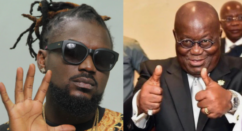 Samini and President Akufo-Addo