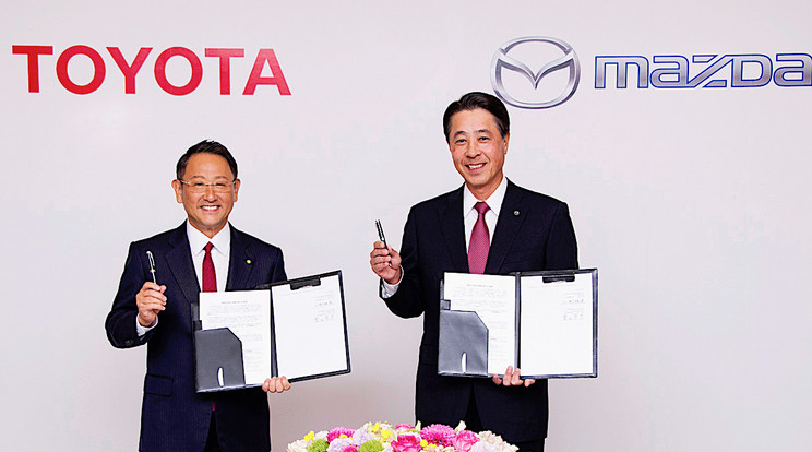 A Toyota és a Mazda közös gyára a tervek szerint 2021-ben kezdi meg a termelést