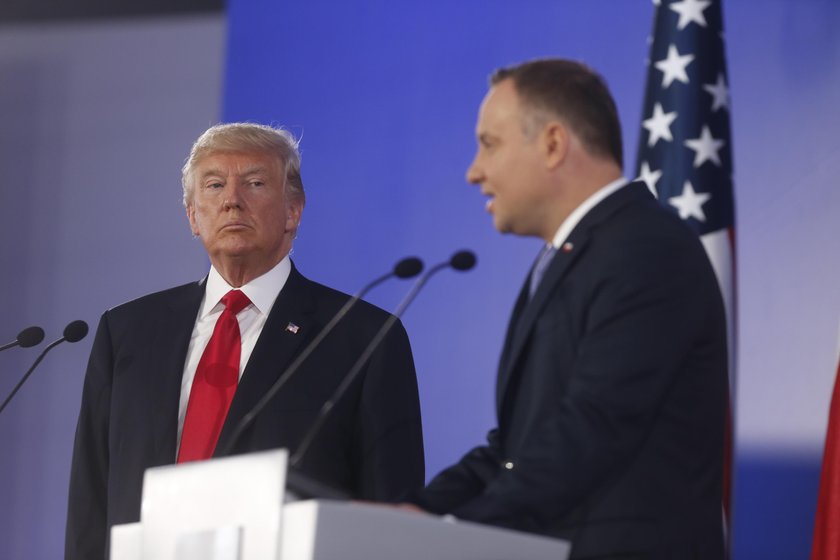 Andrzej Duda i Donald Trump