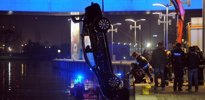 Dramatyczny wypadek w Szczecinie. Auto wpadło do Odry