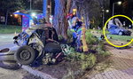 Tragiczna noc w Opolu. Auto młodego kierowcy pękło na pół