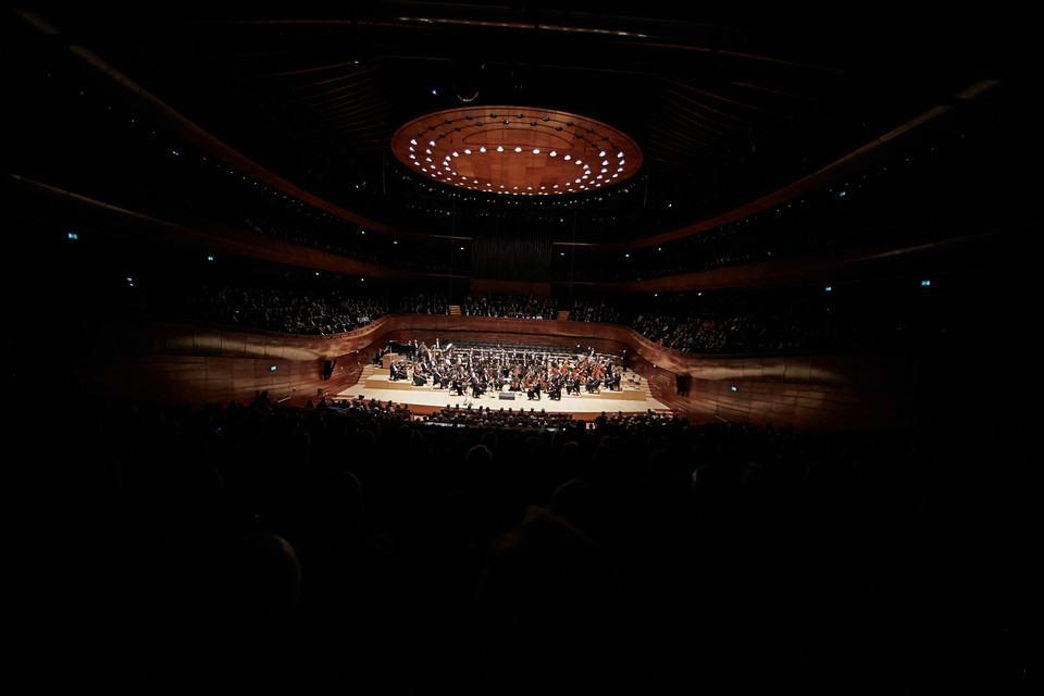 Koncert inauguracyjny w wielkiej sali koncertowej NOSPR (fot. Bartek Barczyk)