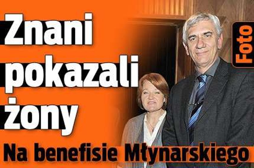 Znani pokazali żony. Na benefisie Młynarskiego. Foto