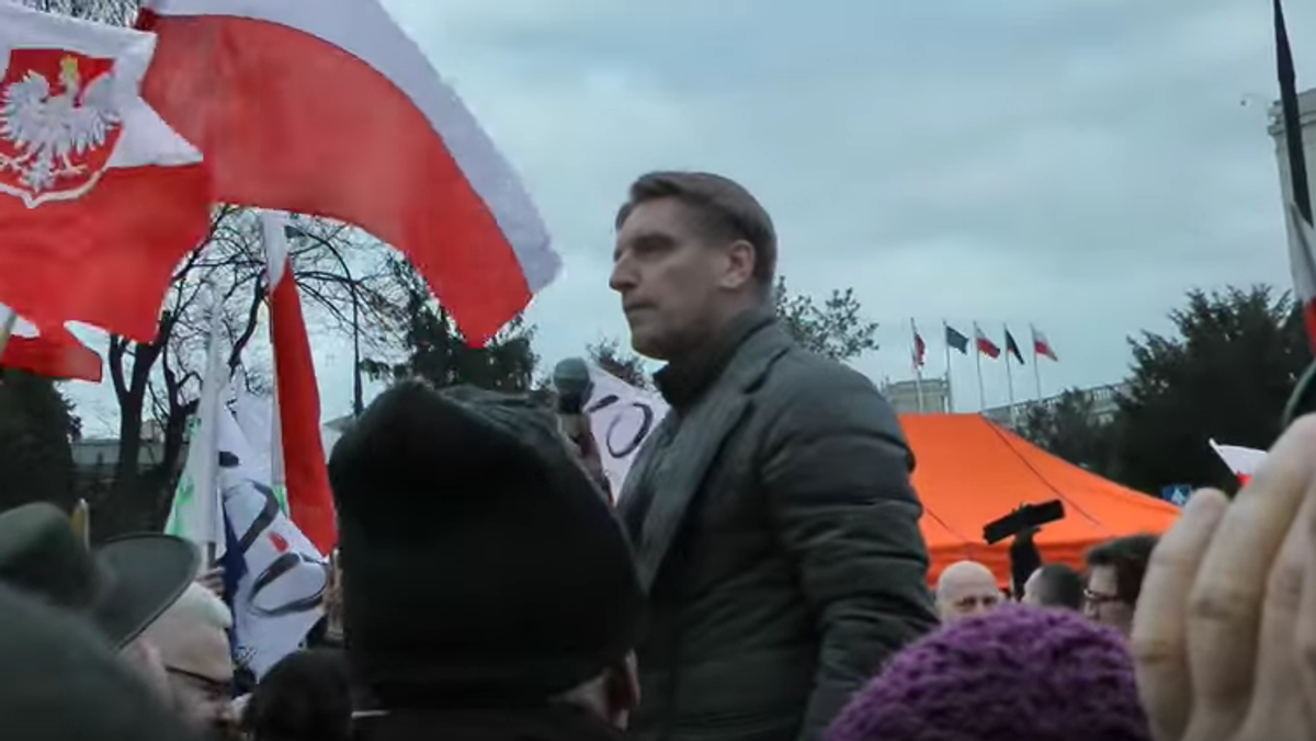 tomasz lis, kod, manifestacja