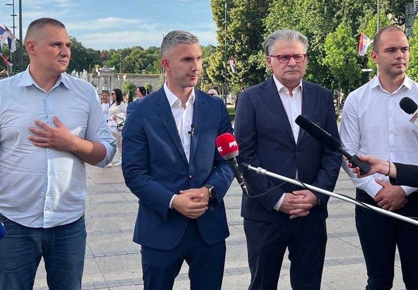 Đorđe Stanković i opozicioni političari u Nišu