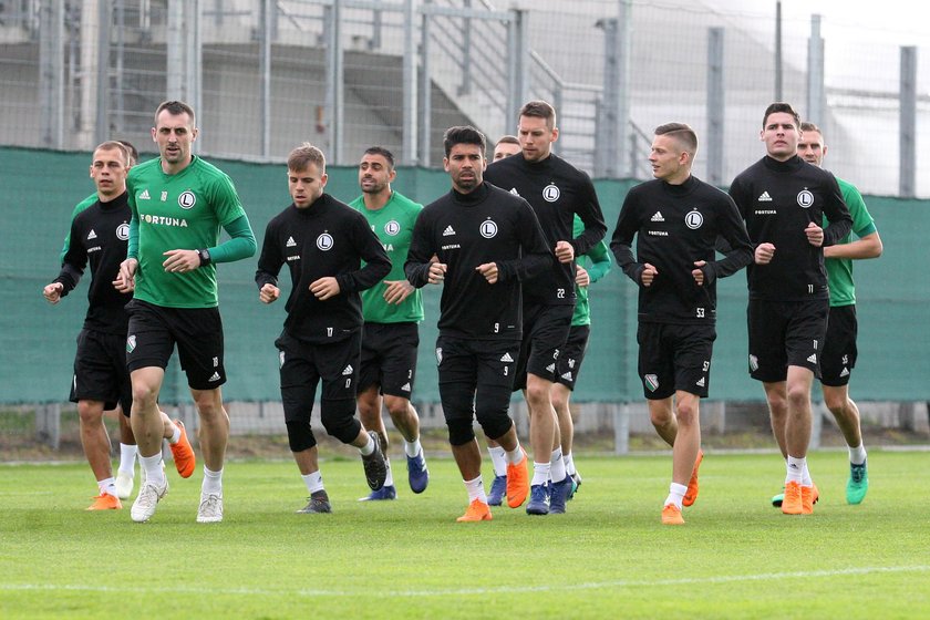 Pilka nozna. Ekstraklasa. Legia Warszawa. Trening. 25.04.2018