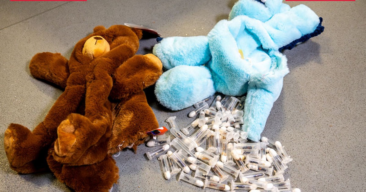 Zabawki wzbudziły podejrzenie na lotnisku. W środku coś się ruszało. Tego się nie spodziewali