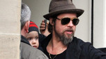 Brad Pitt na zakupach z dziećmi w Paryżu
