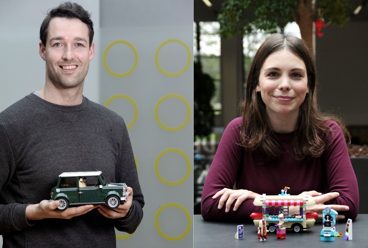 Andrew Seenan i Ola Mirecka, projektanci klocków LEGO