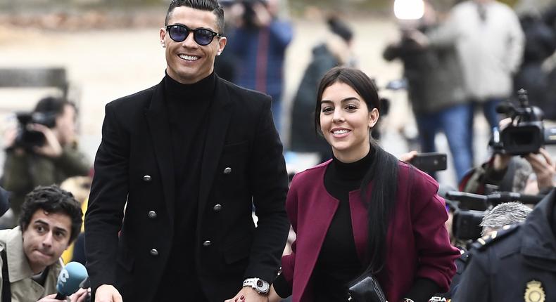 Cristiano Ronaldo and Georgina Rodriguez