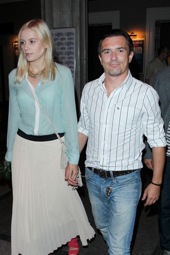 Andrzej Andrzejewski z partnerką