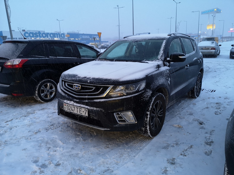 Białoruskie Geely Emgrand X7