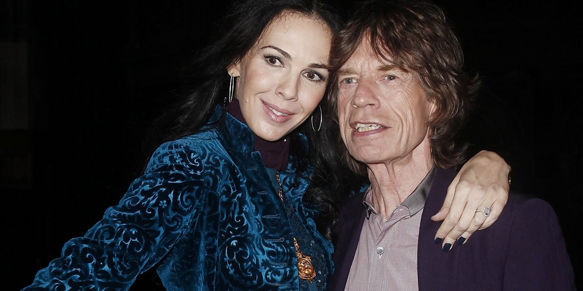 Mick Jagger i L'Wren Scott 