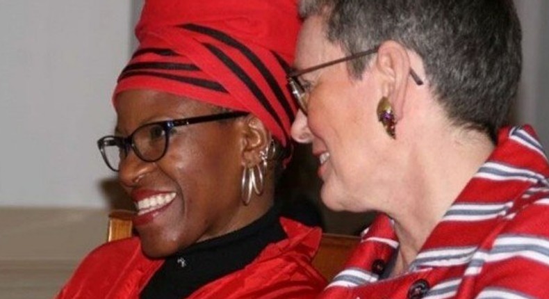 Mpho Tutu and Professor Marceline Furth. 