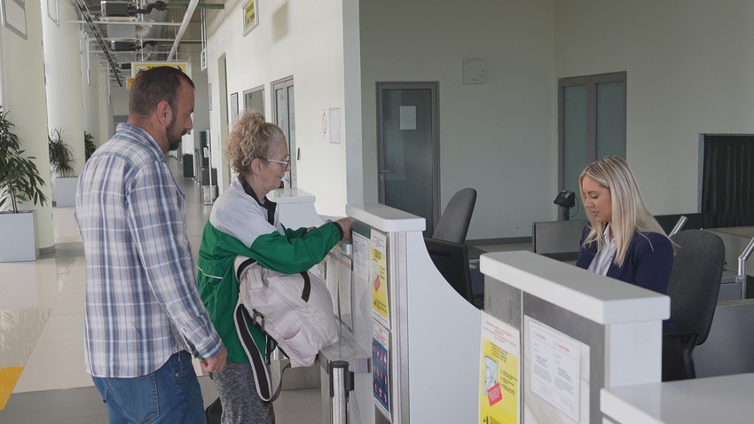 Gužva od jutros na aerodromu Morava