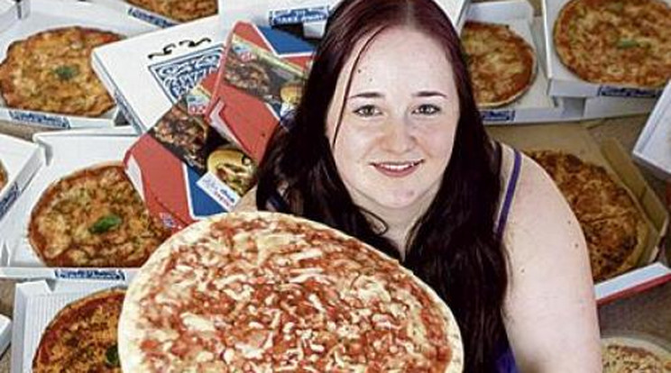 Nyolc éve csak pizzát eszik a lány