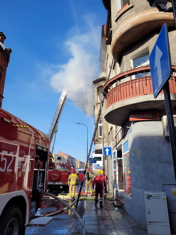 Tragiczny pożar w Starogardzie Gdańskim