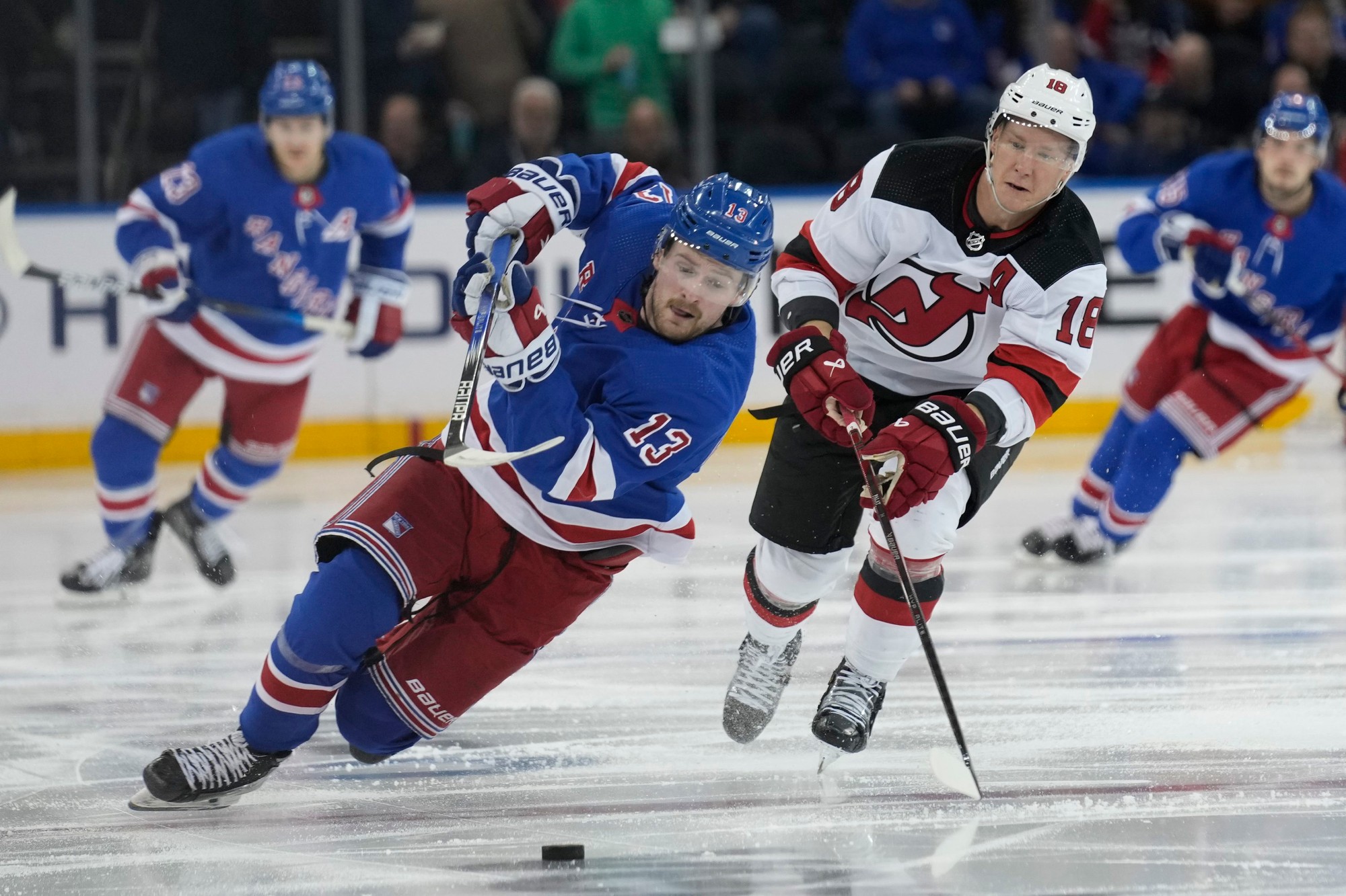 Zápas NHL: New Jersey Devils - New York Rangers.