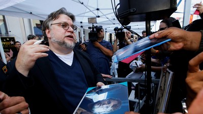 Guillermo del Toro receives a star on the Hollywood Walk of Fame in Los Angeles