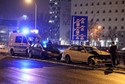 21128427 - WARSZAWA ZDERZENIE PIĘCIU AUT NA WISŁOSTRADZIE (miejsce zdarzenia)