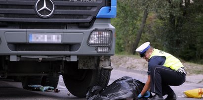 Potworność! Straszna śmierć emeryta! Zmiażdżył go tir