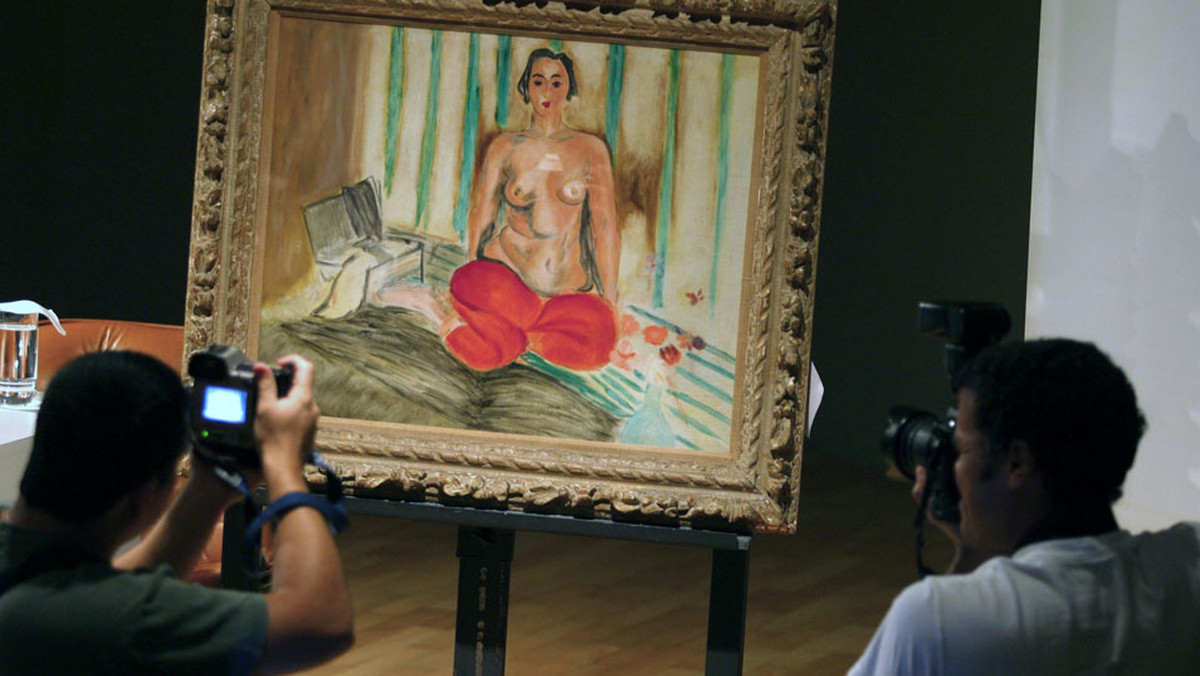 Mieszkaniec Miami kubańskiego pochodzenia, Pedro Antonio Marcuello Guzman i meksykanka Maria Martha Elisa Ornelas Lazo - "kolekcjonerzy" próbujący sprzedać kradziony obraz Henri Matisse "Odaliska w czerwonych spodniach", przyznali się do winy przed amerykańskim sądem. Za próbę sprzedaży i transport kradzionego dzieła sztuki grozi im do 10 lat więzienia.