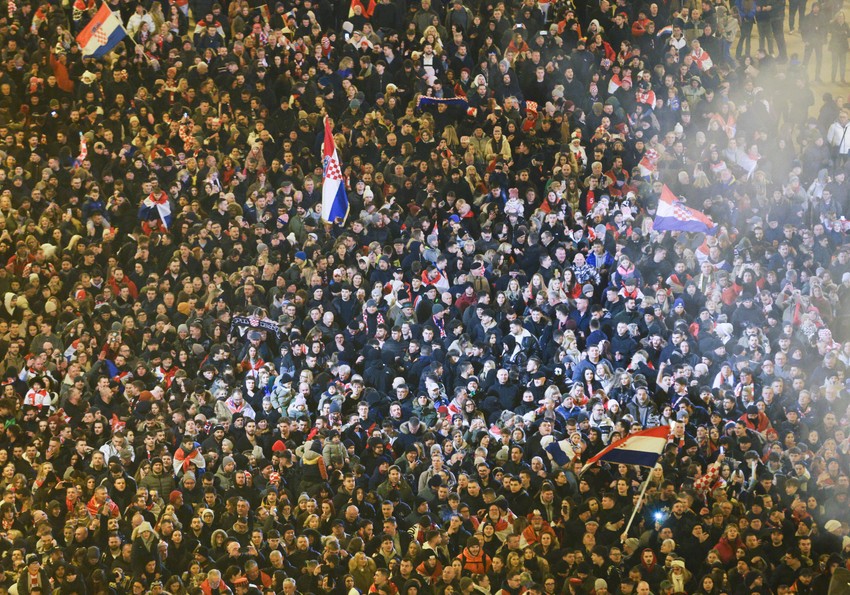 Trg bana Jelačića doček rukometaša