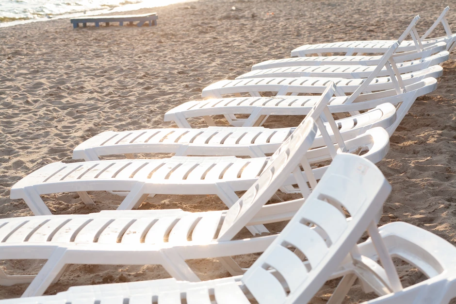 Ležaljke, plaža