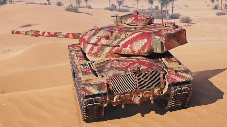 Świąteczny czołg Patton