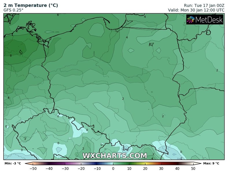 Na dłuższą falę mrozów nie mamy jednak szans.