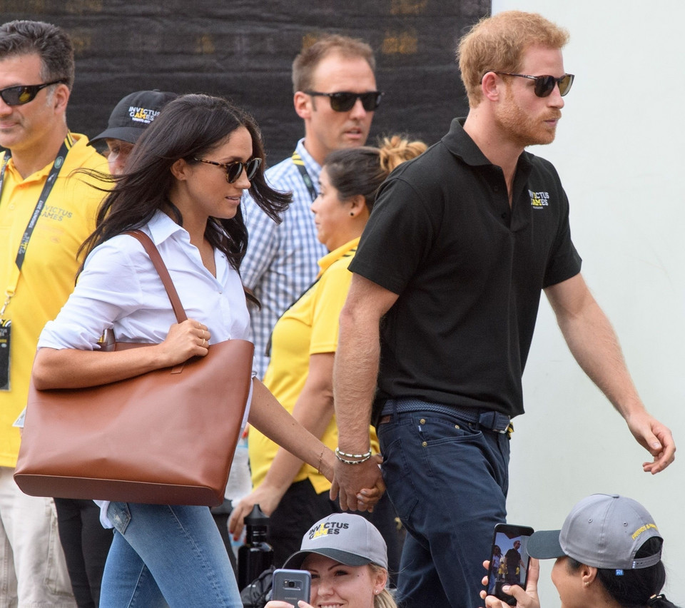 Meghan Markle i książę Harry razem na meczu