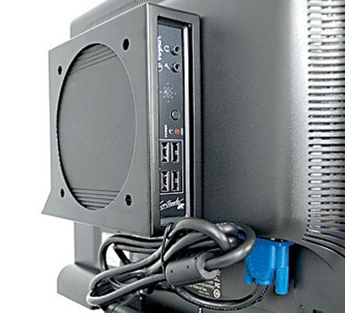 Niektóre minikomputery możemy zamontować w uchwycie VESA z tyłu monitora lub telewizora LCD 
