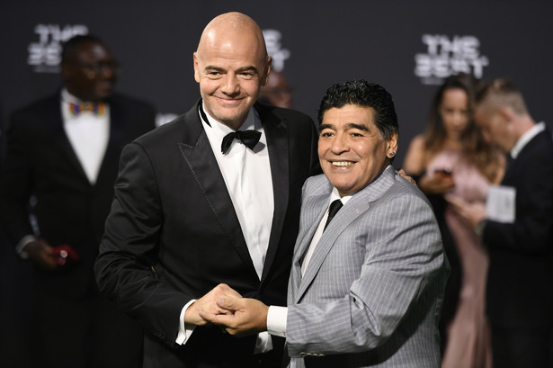 Gianni Infantino i Diego Armando Maradona