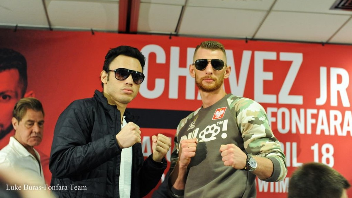 Andrzej Fonfara (26-3, 15 KO) i Julio Cesar Chavez Jr (48-1-1, 32 KO) zmieścili się w umownym limicie do 78 kg podczas oficjalnej ceremonii ważenia przed jutrzejszą galą w kalifornijskim Carson. Stawką pojedynku będzie pas WBC International.