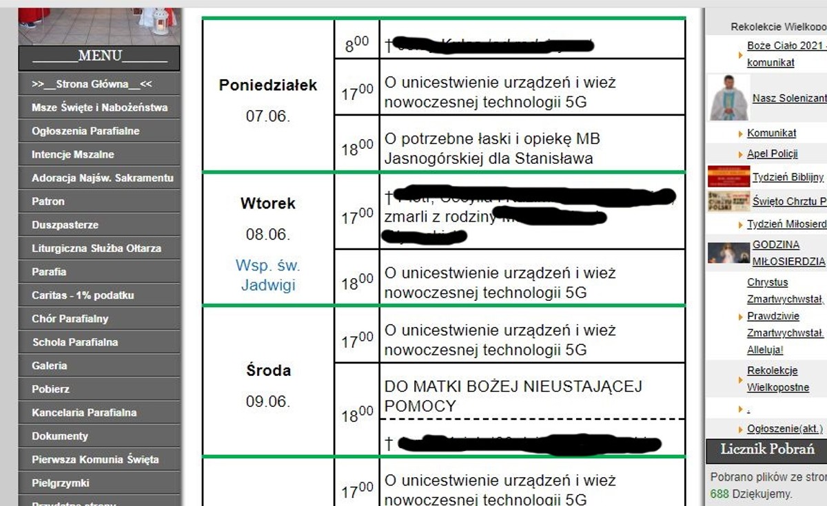 Intencje mszalne