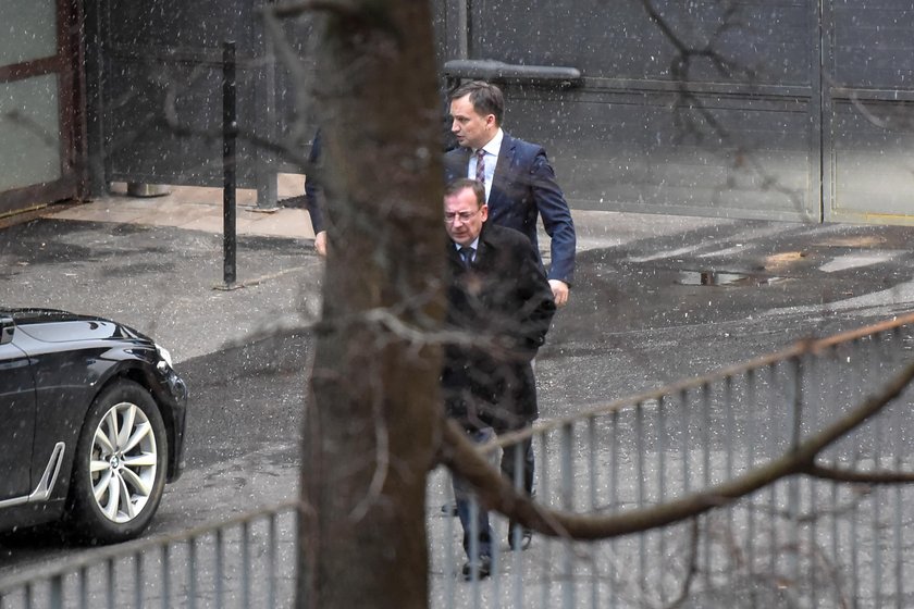 Zbigniew Ziobro i koordynator służb specjalnych Mariusz Kamiński